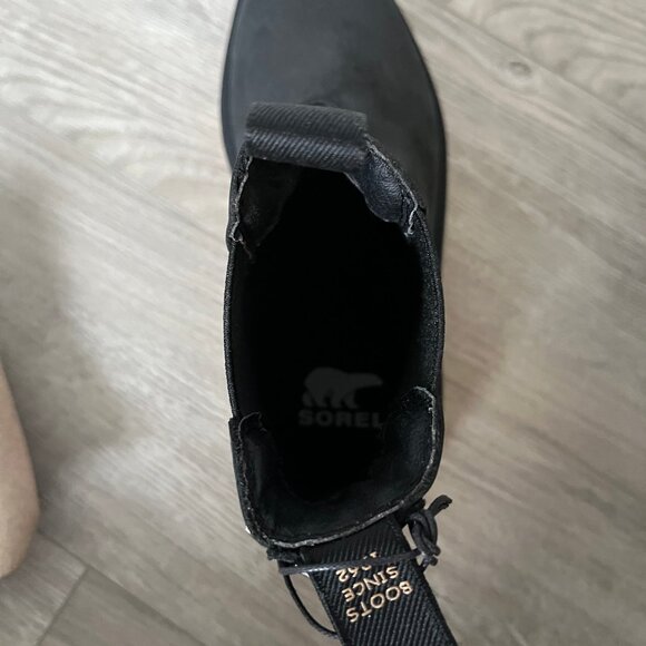 Sorel Hi-Line Chelsea – Women’s Size 5 – Black/Elk – BRAND NEW in Box! - Picture 8 of 12